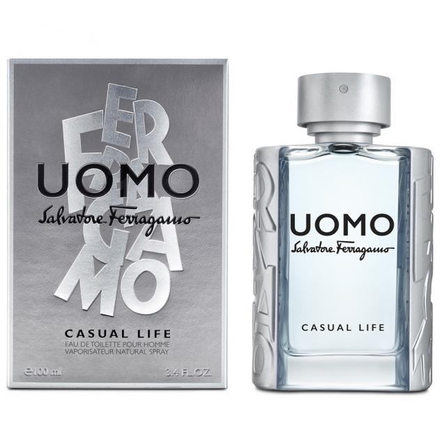 Salvatore ferragamo uomo casual life sales 100ml